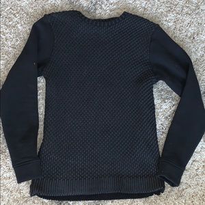 Zara man black sweater knit shirt